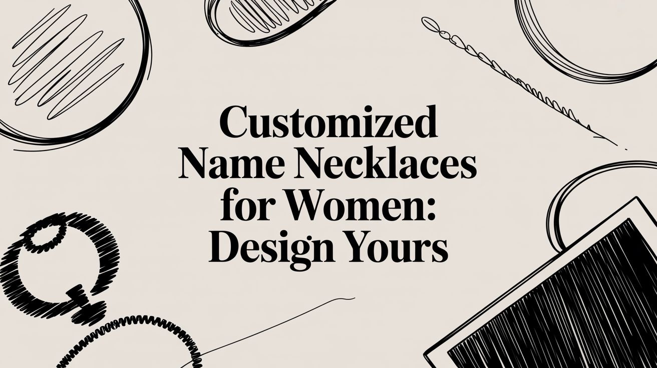 Customized Name Necklaces for Women: Design Yours
