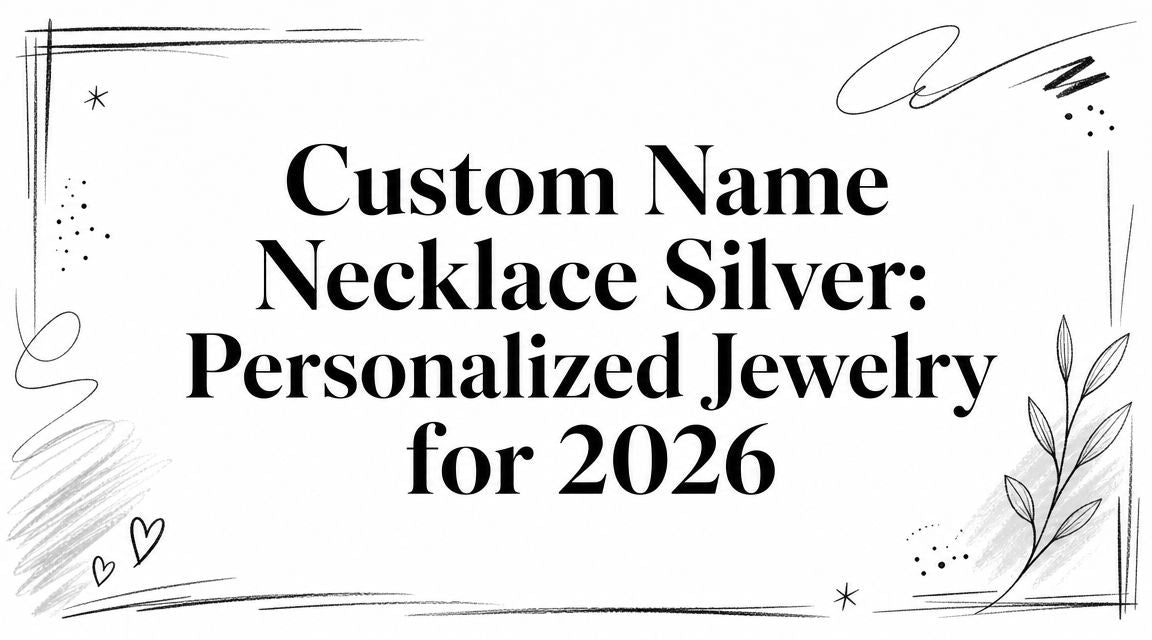 Custom Name Necklace Silver: Personalized Jewelry for 2026