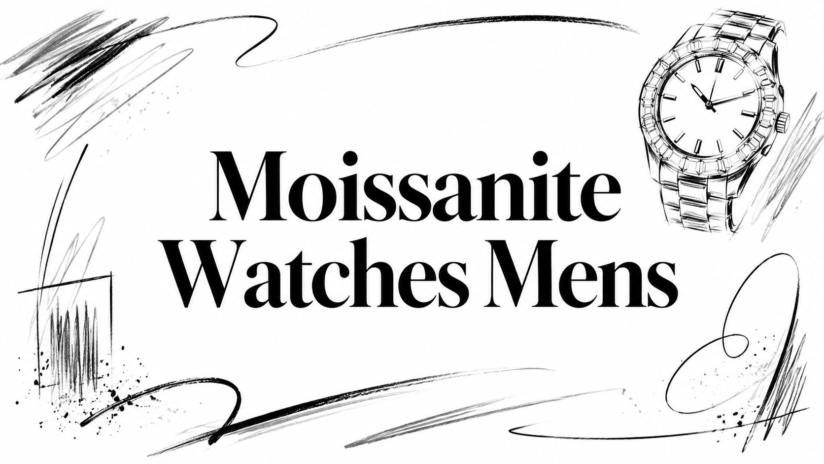 Moissanite Watches Mens