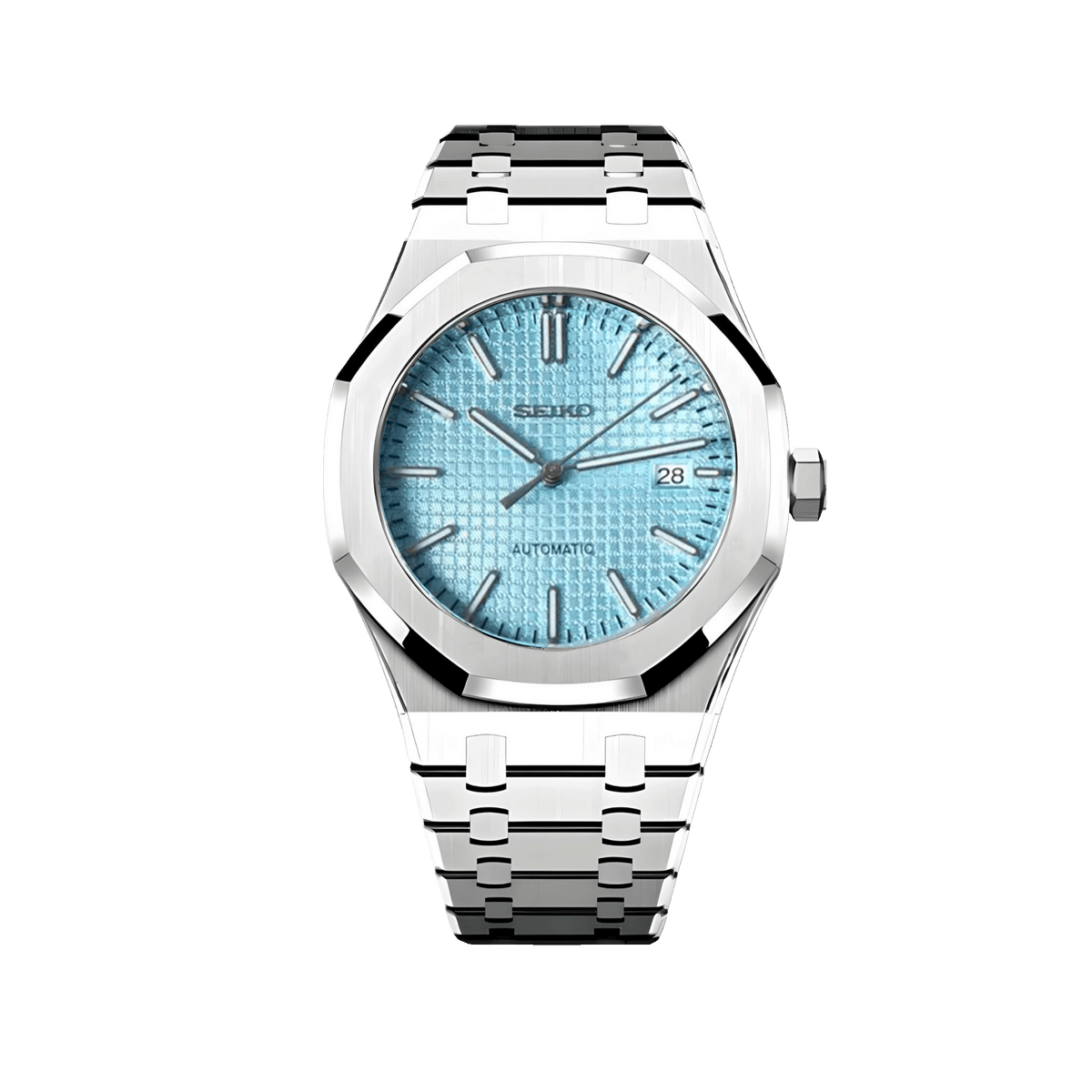 SEIKO MOD ROYAL OAK | EISBLAU