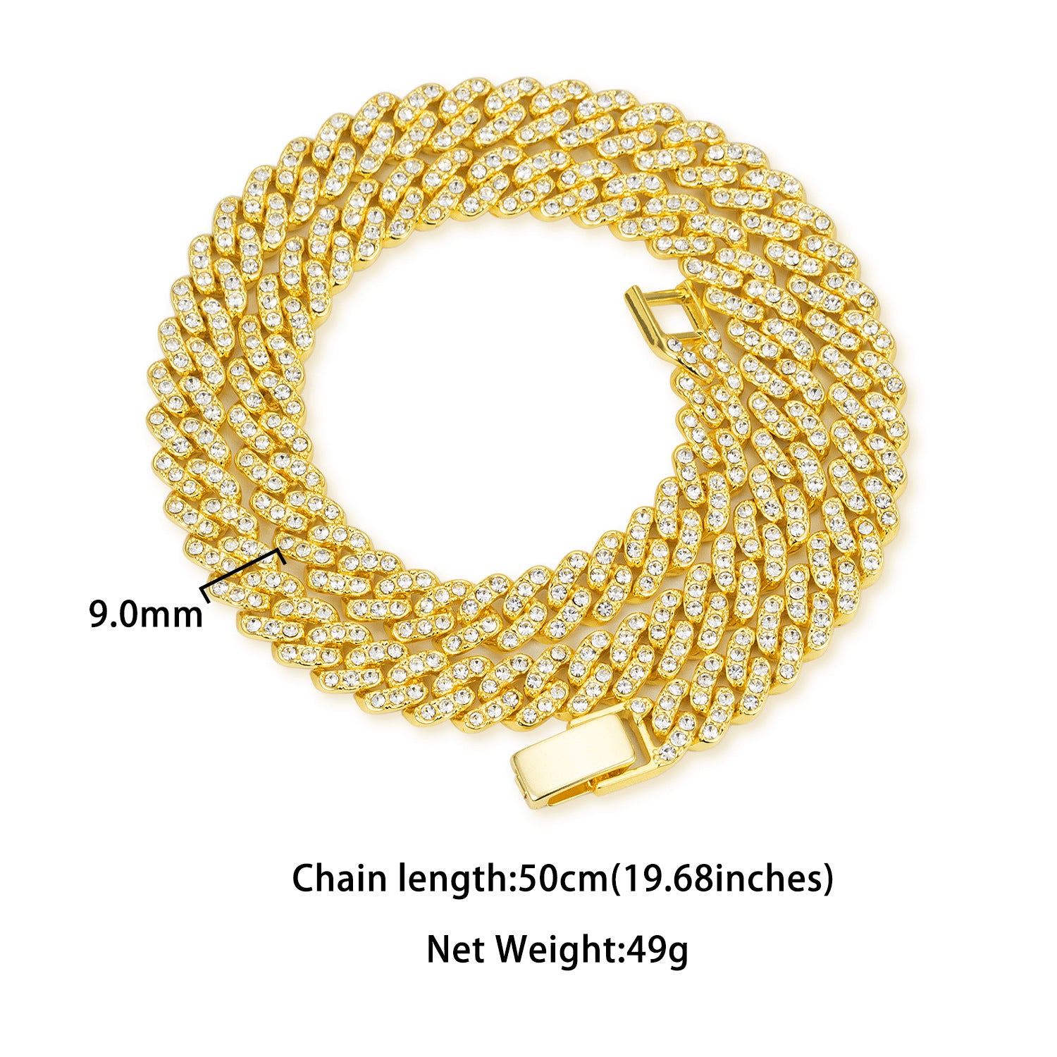 9 mm Mikro-Kette und Armband im Paket