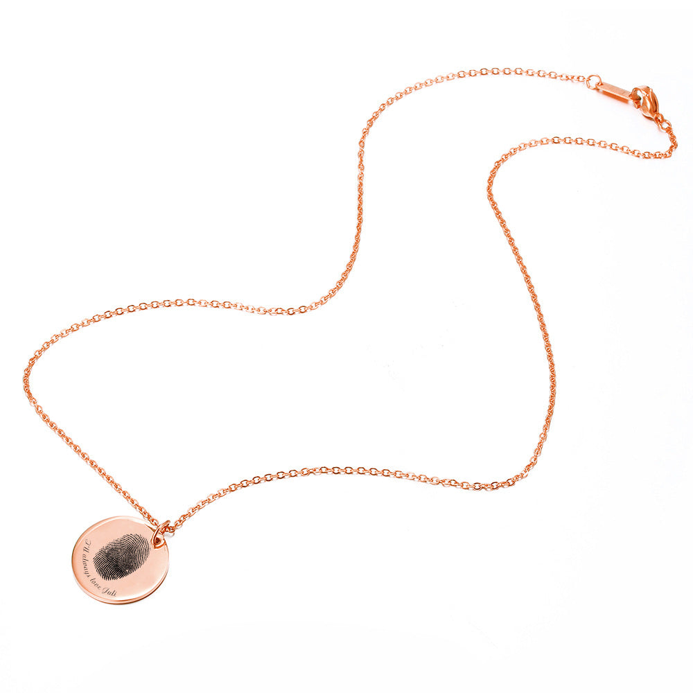 VVS Jewelry – Personalisierte Halskette mit Fingerabdruck