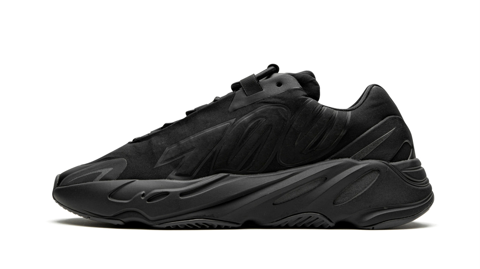 YZY Boost 700 Mnvn Dreifach schwarze Turnschuhe