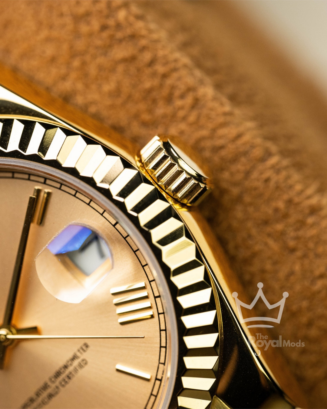 Seiko Mod Day-Date | Gold Champagne