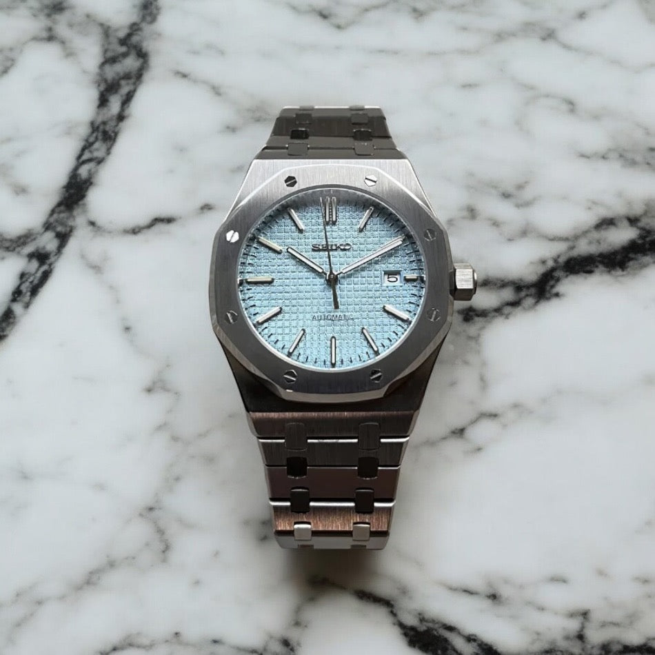 SEIKO MOD ROYAL OAK | EISBLAU