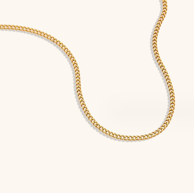 5 mm große kubanische Goldkette