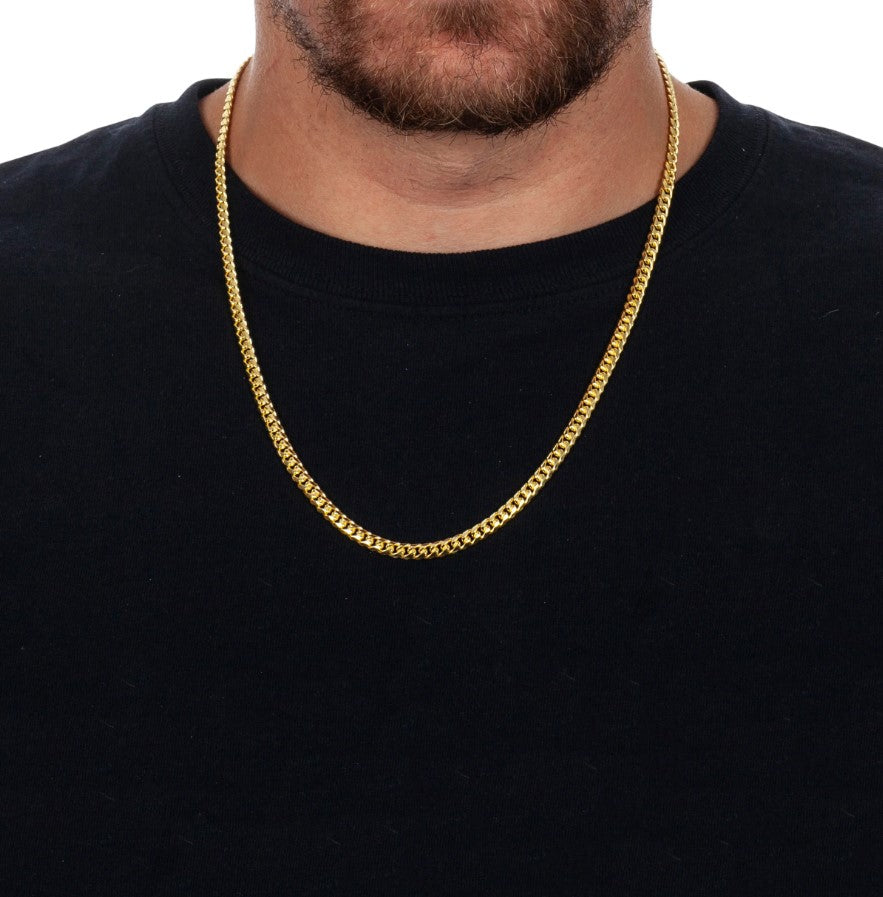 5 mm große kubanische Goldkette