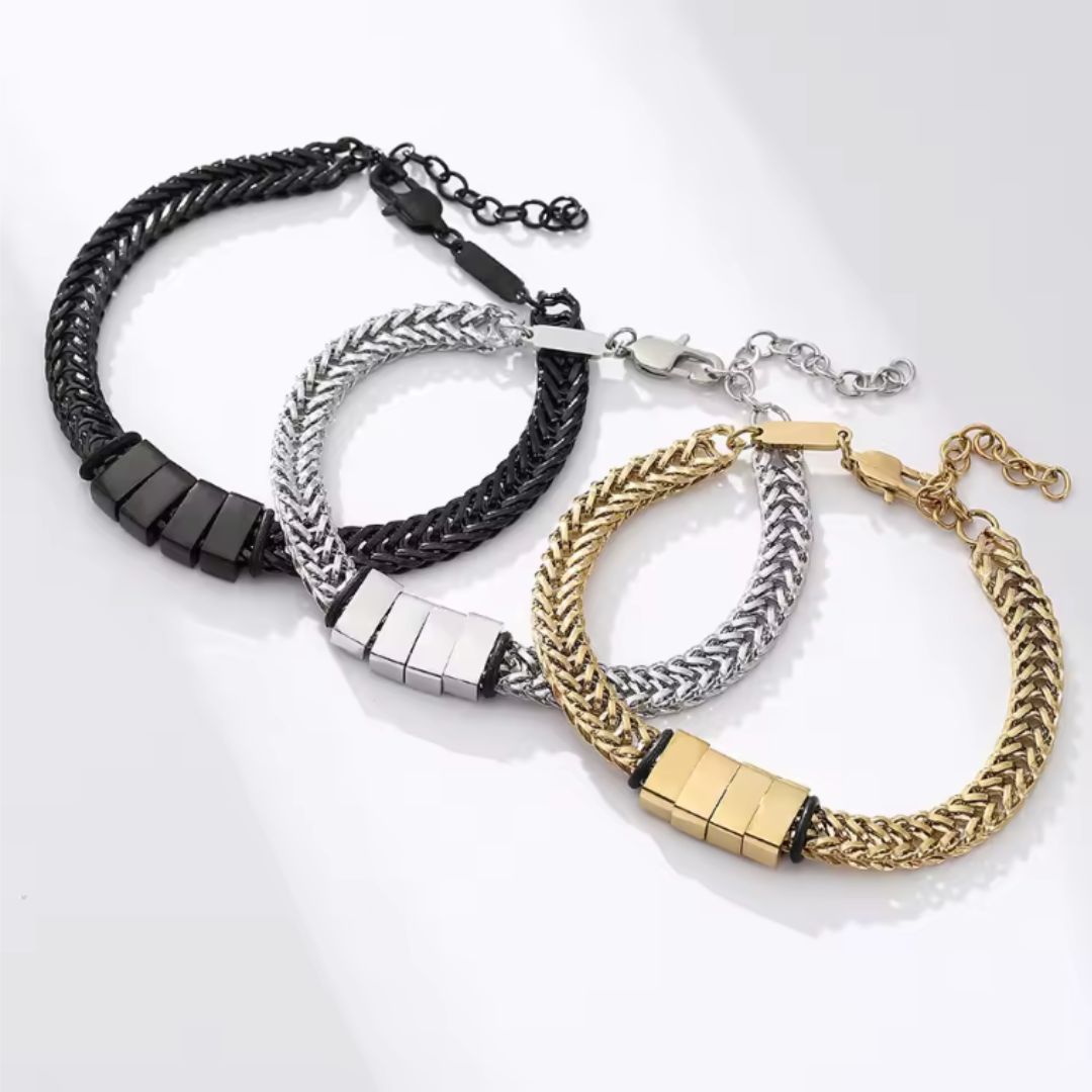 VVS Personalisiertes Papa-Armband mit dem Namen des Kindes