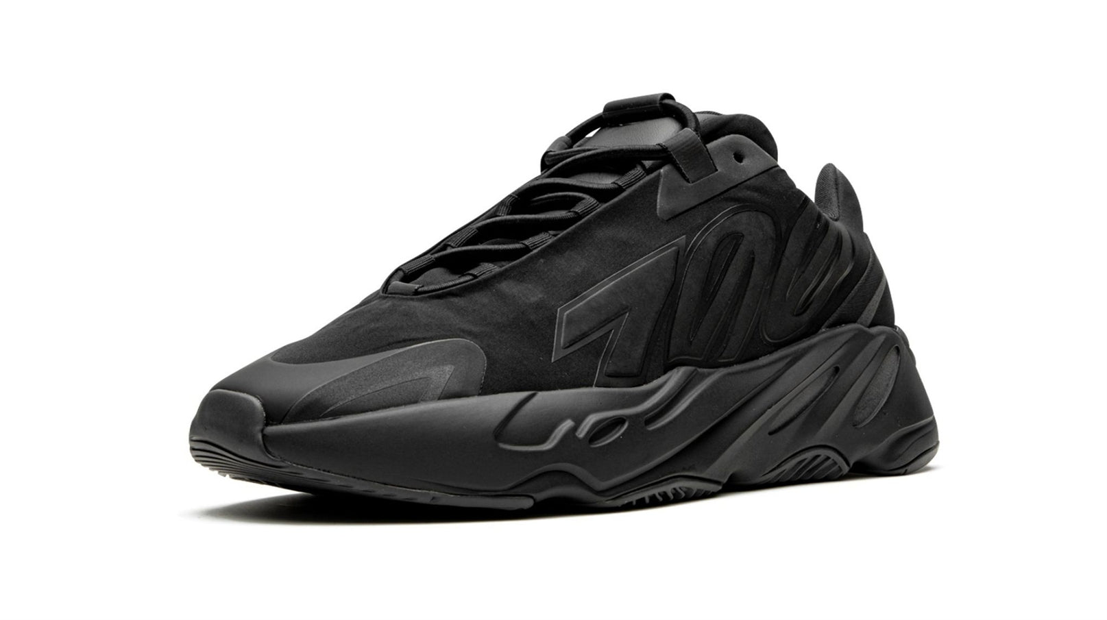 YZY Boost 700 Mnvn Dreifach schwarze Turnschuhe