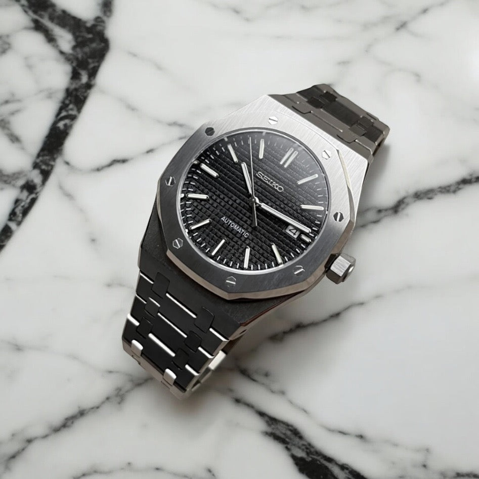 SEIKO MOD ROYAL OAK | SCHWARZ