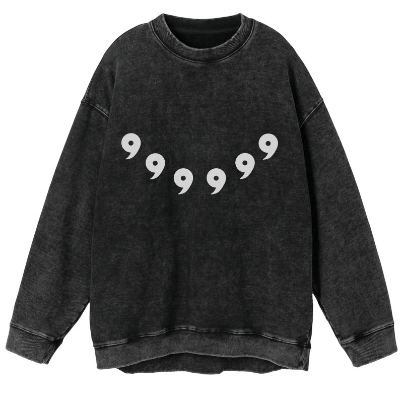 Retro-Pullover mit Naruto-Grafik im Vintage-Stil