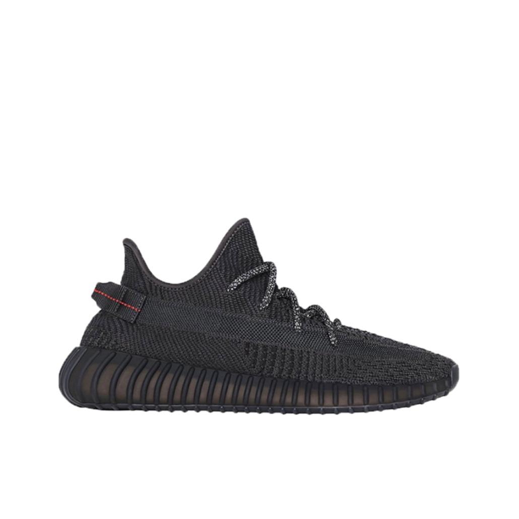 YZY Boost 350 V2 „Triple Black Matte“ Sneakers (nicht reflektierend)