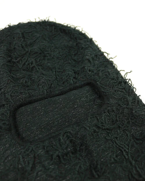 Schwarze Sturmhaube im Used-Look