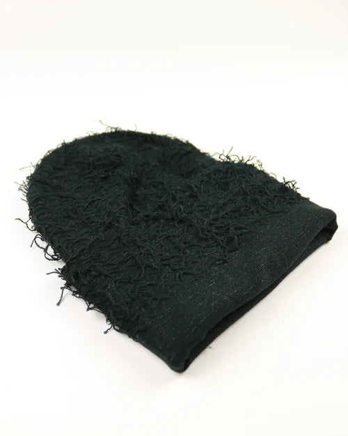 Schwarze Sturmhaube im Used-Look