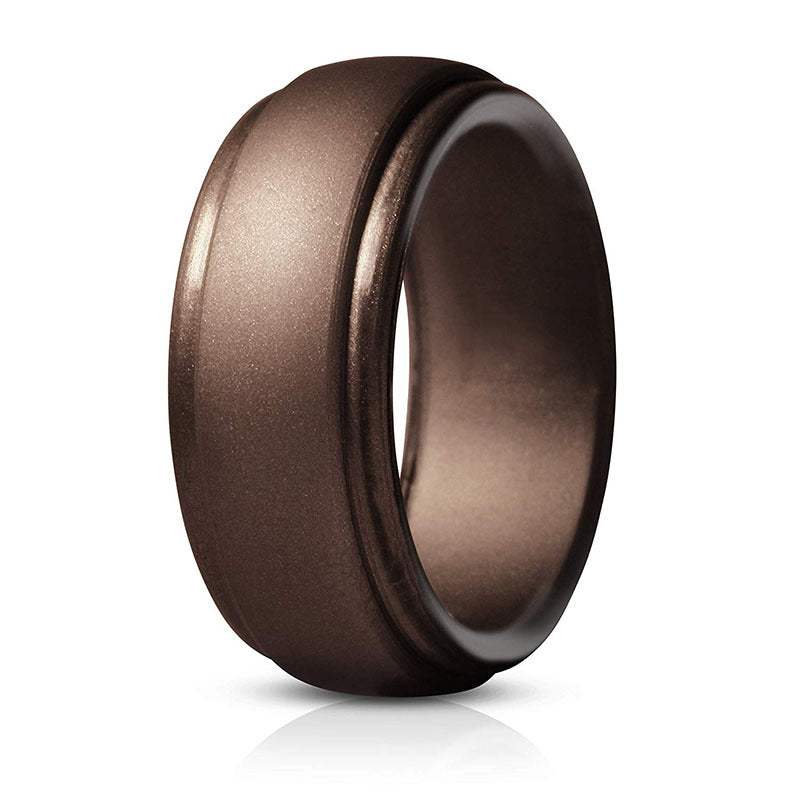 Alliance en silicone bronze VVS Jewelry