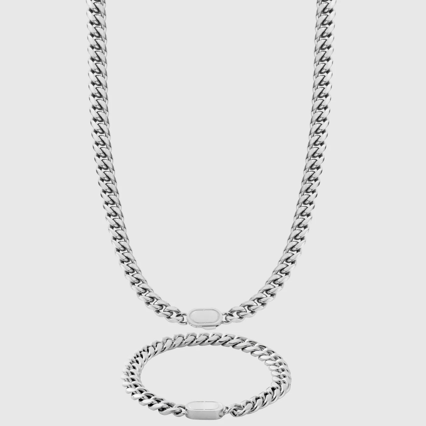 8 mm kubanische Kette & KOSTENLOSES kubanisches Armbandpaket