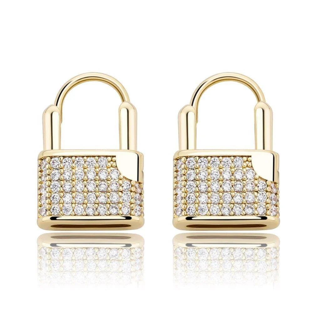 VVS-Schmuck-Schloss-Ohrringe