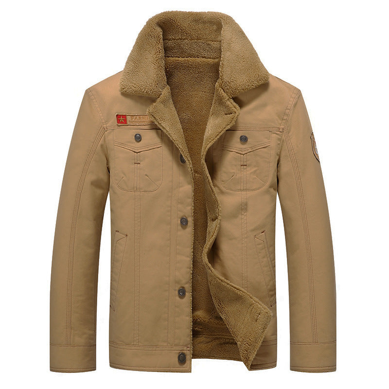 Taktische Jacke mit Fleecekragen