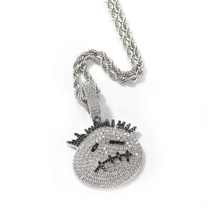 Chaîne Smiley Dead de Travis Scott de VVS Jewelry