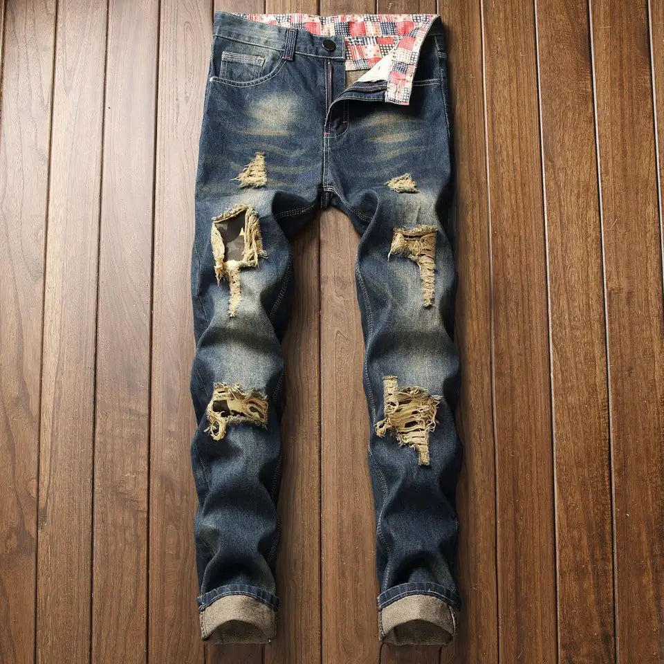 Zerfetzte Jeans für Herren