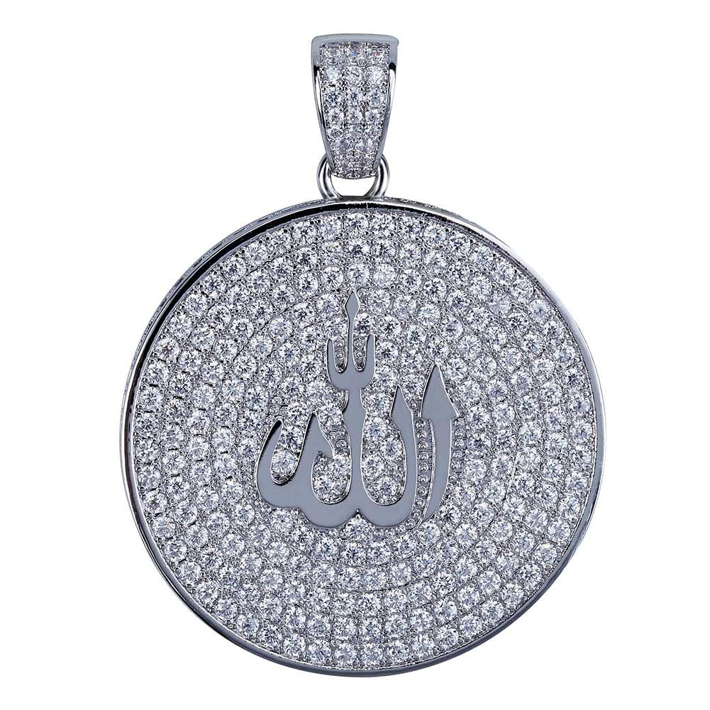 Collier rond Allah glacé