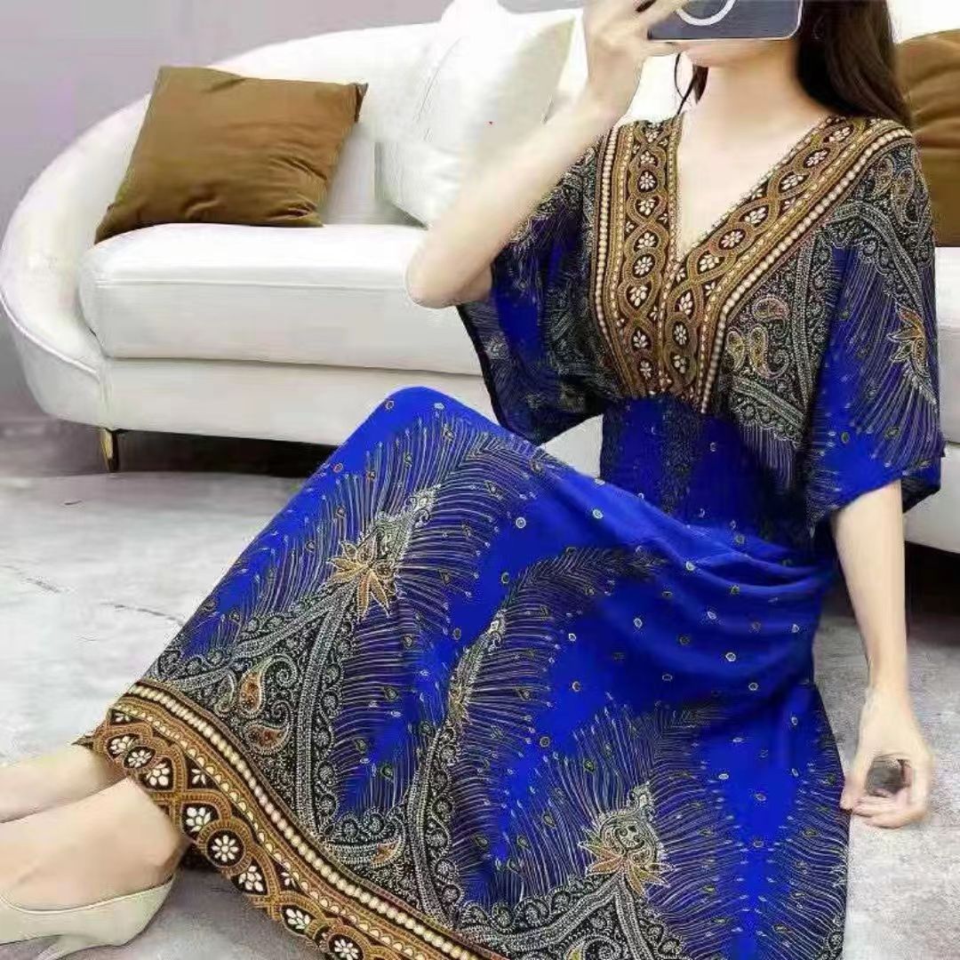 Retro-Bohemian-Sommerkleid