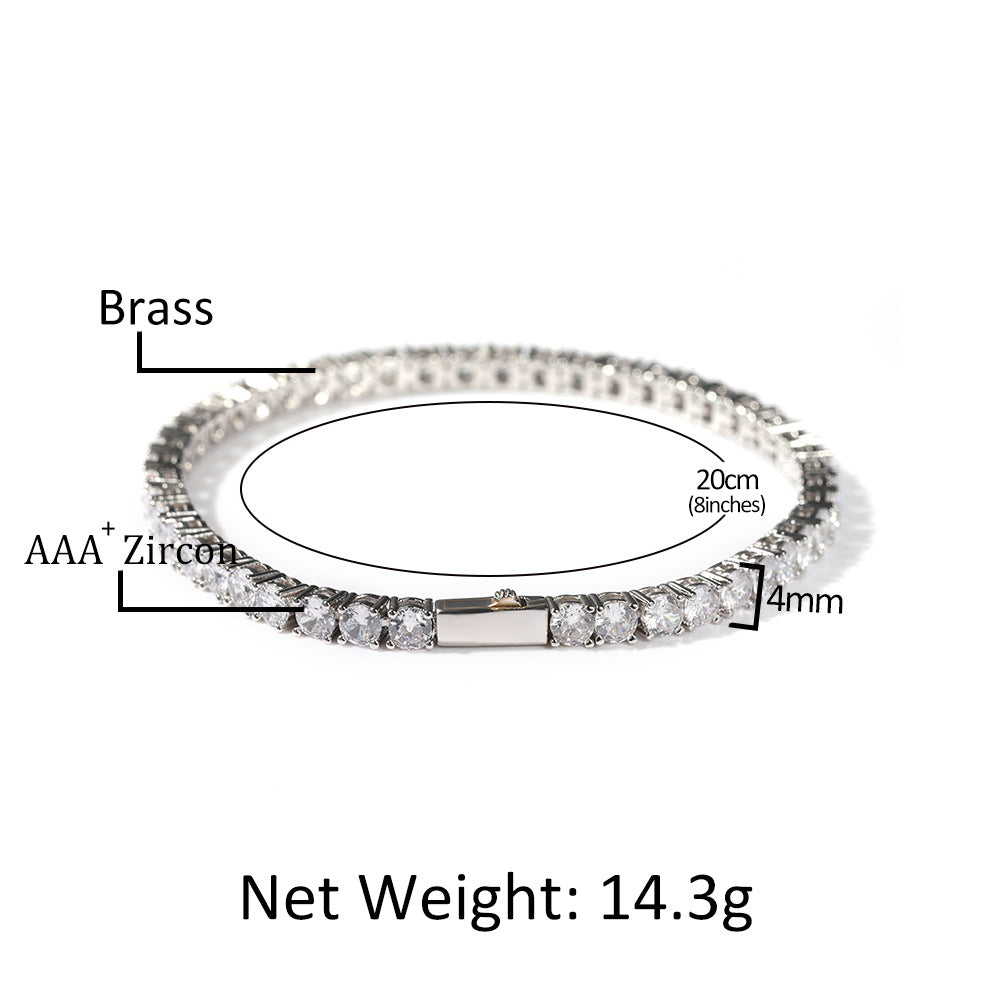 OG Tennisarmband - 4mm | Kaufe 1 und erhalte 1 gratis