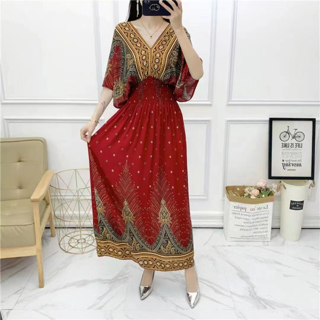 Retro-Bohemian-Sommerkleid