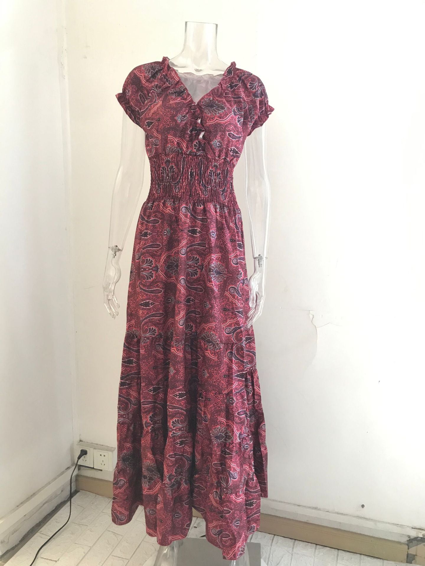Bedrucktes Maxi-Sommerkleid „Barbara“