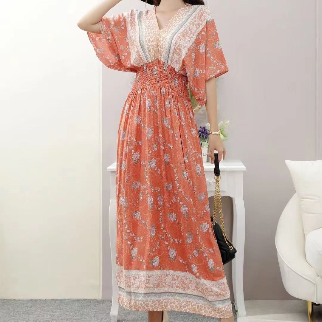 Retro-Bohemian-Sommerkleid