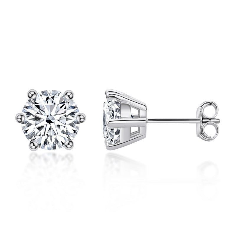 VVS Jewelry S925 Moissanite Diamant-Ohrringe - 2 KAUFEN, 1 GRATIS ERHALTEN