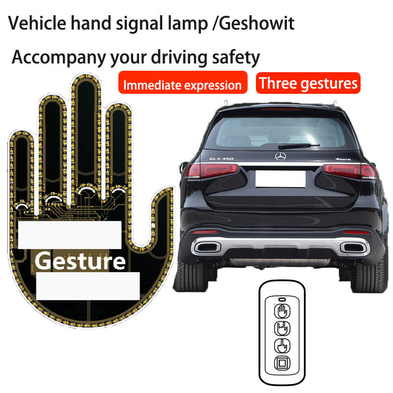 GloGesture LED-Handzeichen fürs Auto