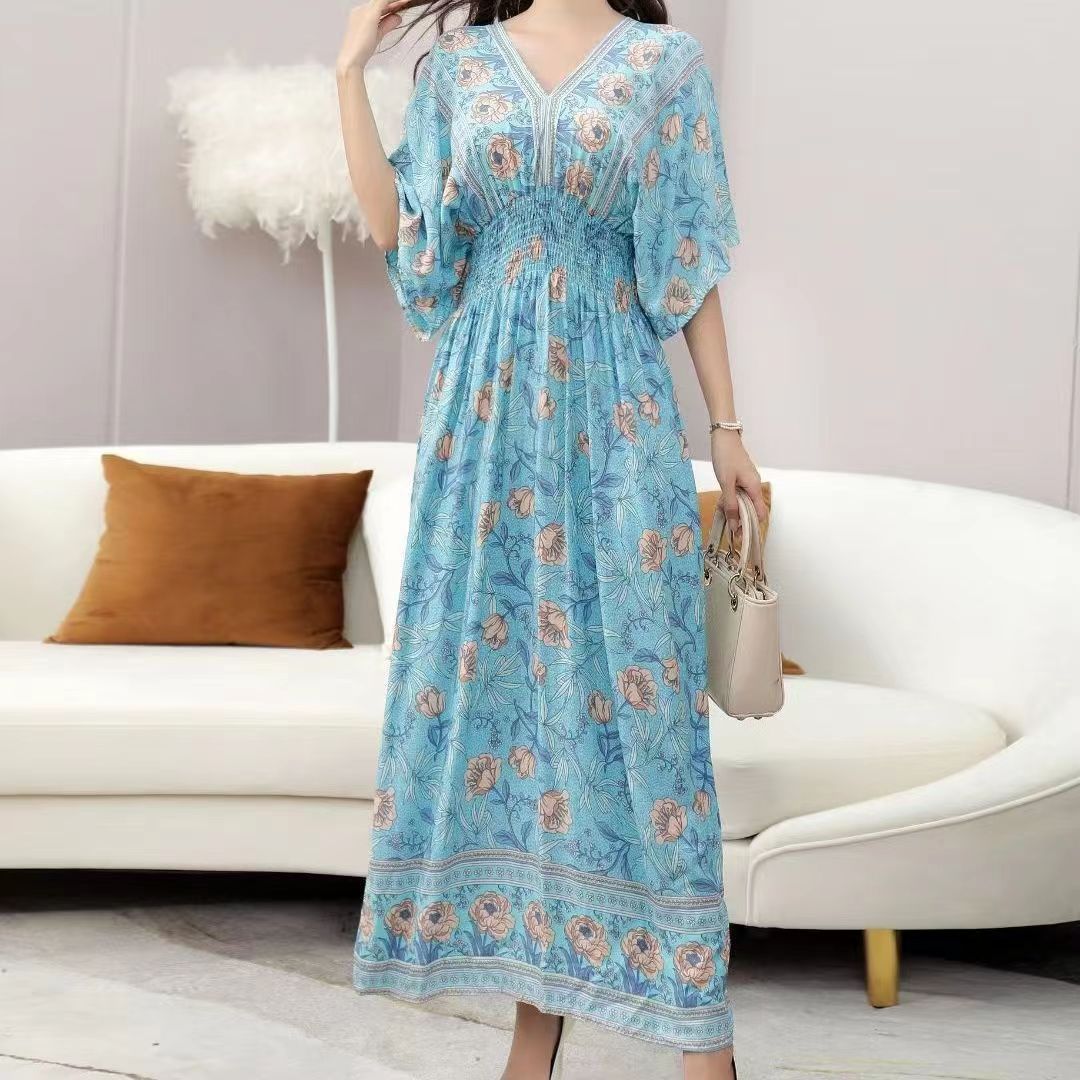 Retro-Bohemian-Sommerkleid