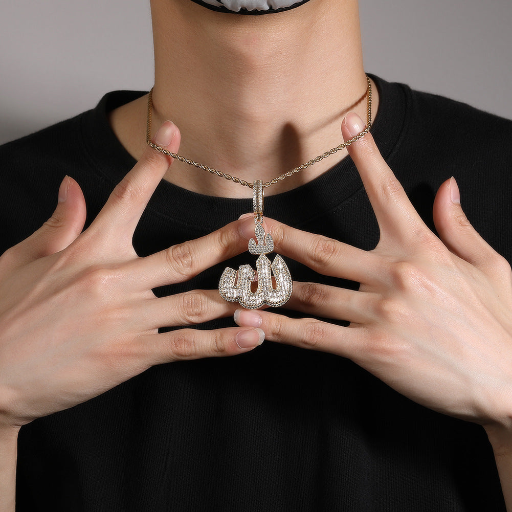 COLLIER PENDENTIF ICY ALLAH DE VVS JEWELRY
