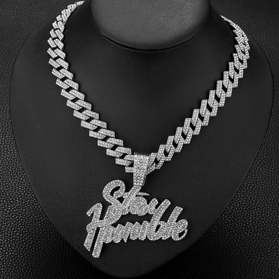 Anhänger STAY HUMBLE + kubanische Kette