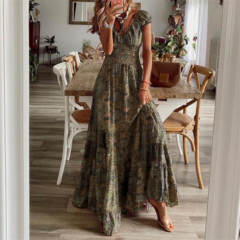Bedrucktes Maxi-Sommerkleid „Barbara“