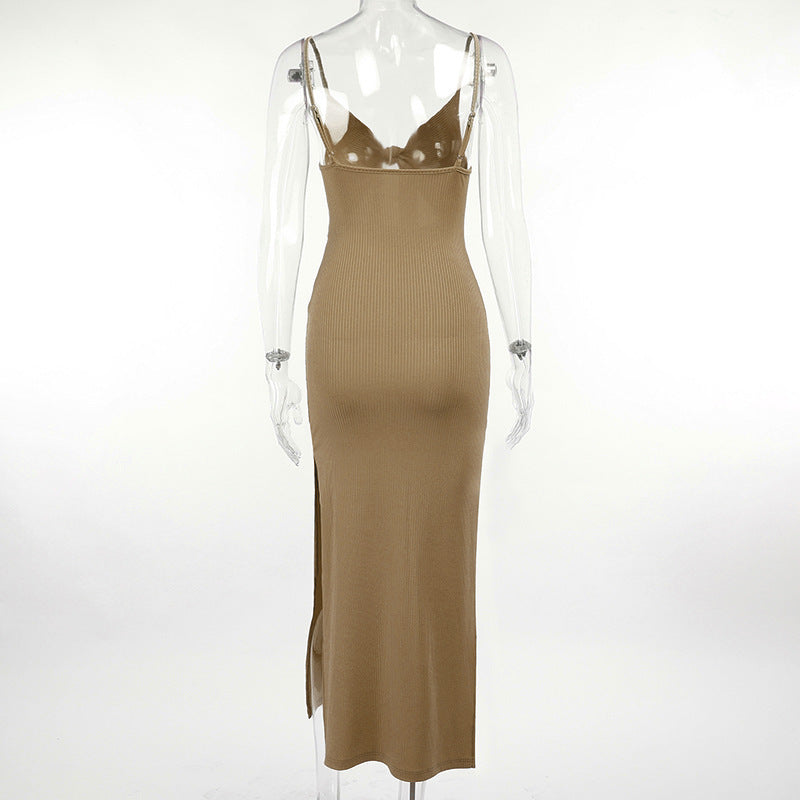 Figurbetontes Kleid „Olivia“ mit Schnürung vorne
