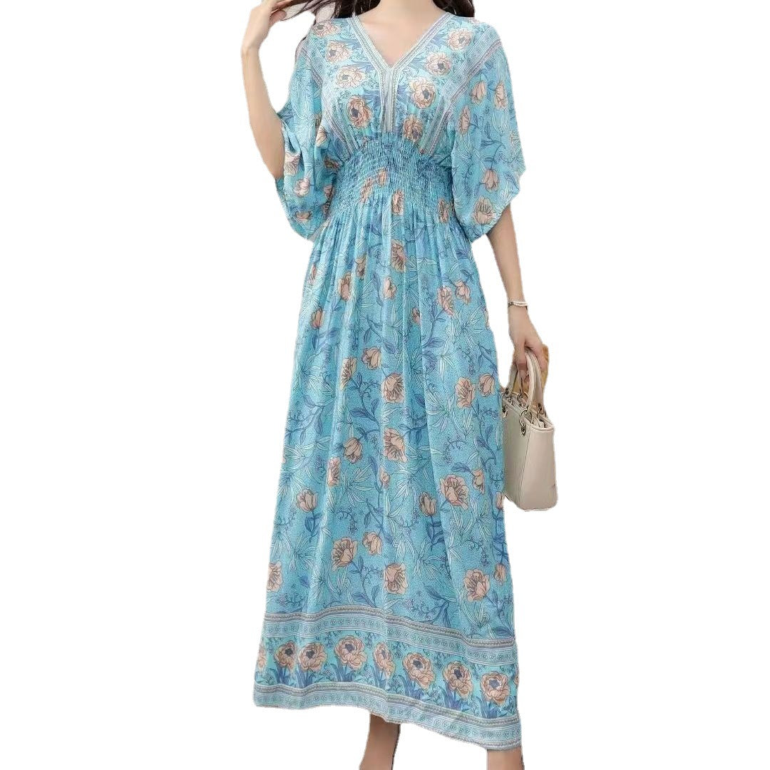 Retro-Bohemian-Sommerkleid
