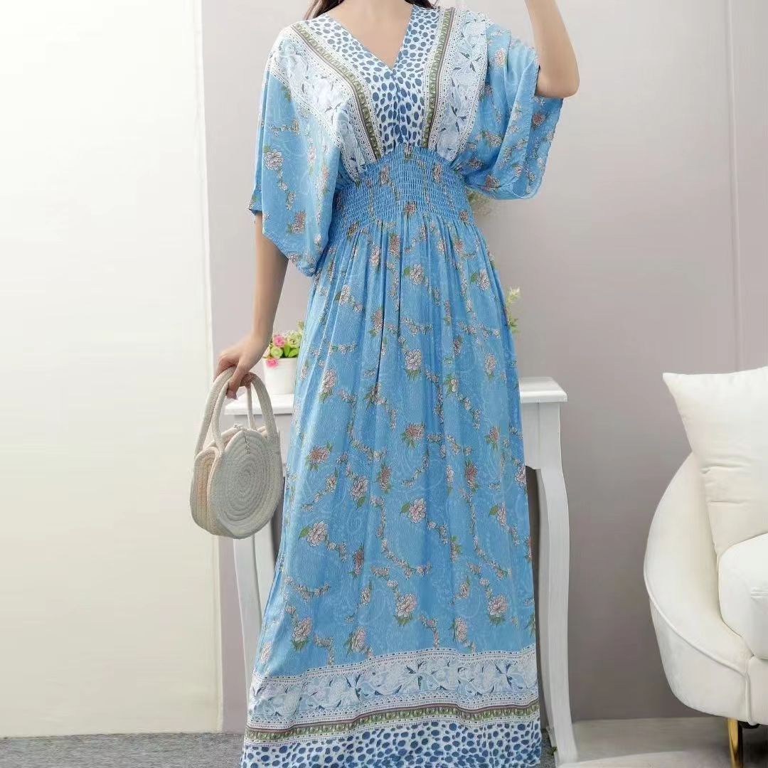 Retro-Bohemian-Sommerkleid