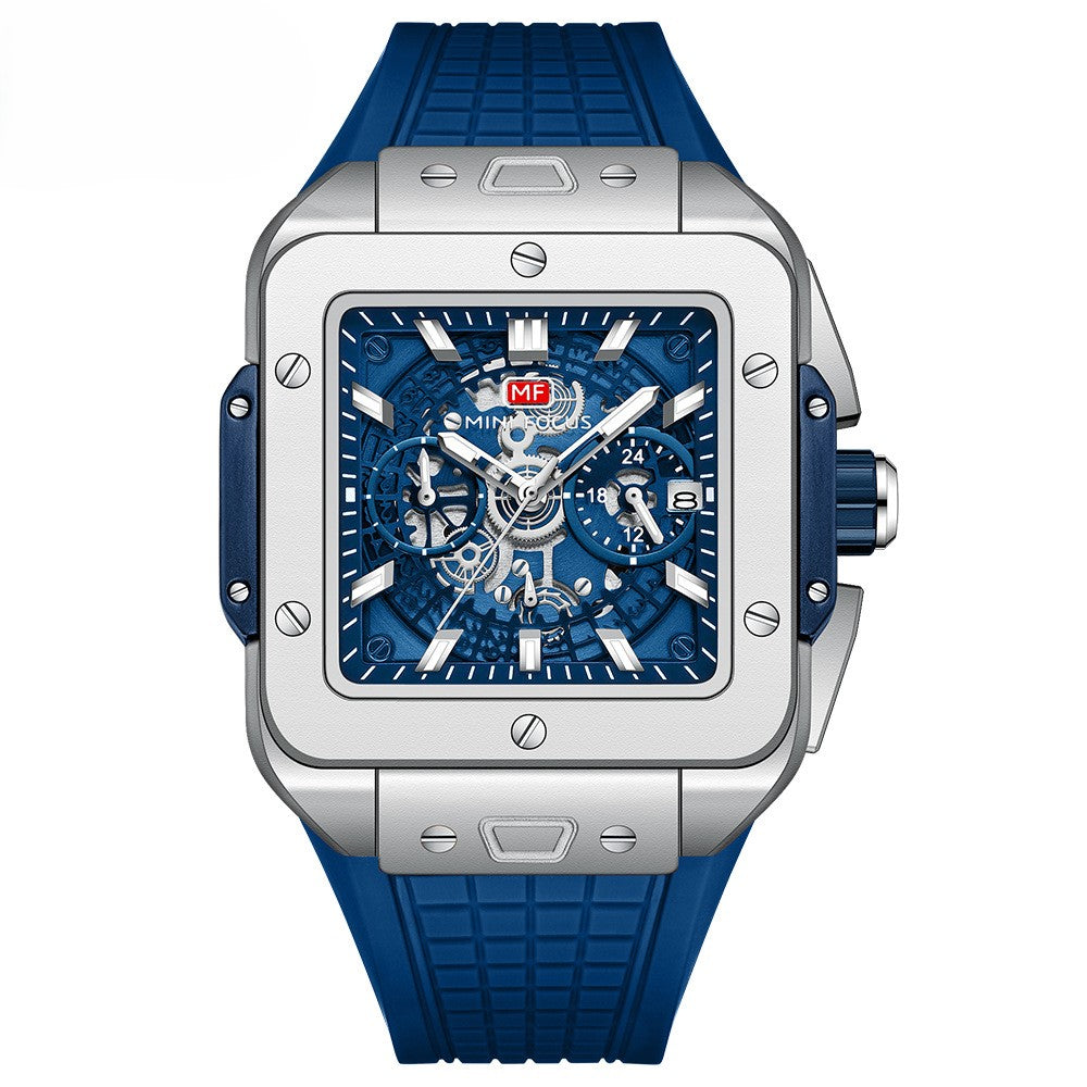 VVS Luxus sportliche quadratische Herrenuhr