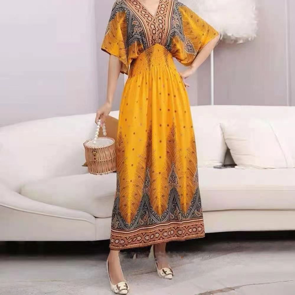 Retro-Bohemian-Sommerkleid