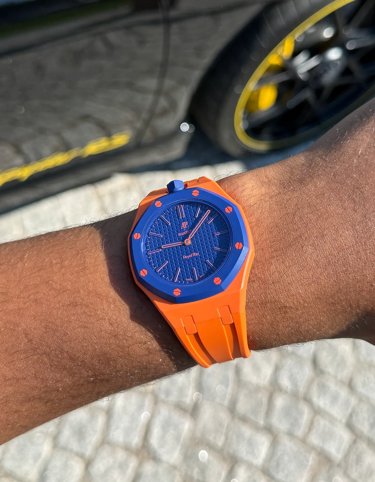 combo::orenji-orange::rubber-strap-for-ap-x-swatch-royal-pop-orenji-orange