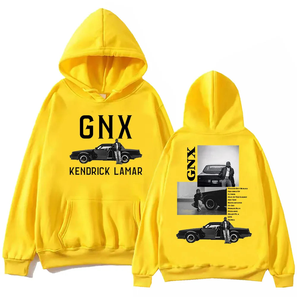 Sweat à capuche graphique Kendrick Lamar GNX Tour