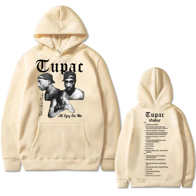 Sweat à capuche graphique Tupac All Eyez On Me