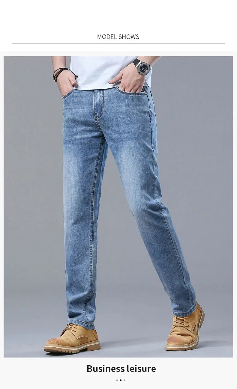 Luxuriöser, klassischer Business-Denim