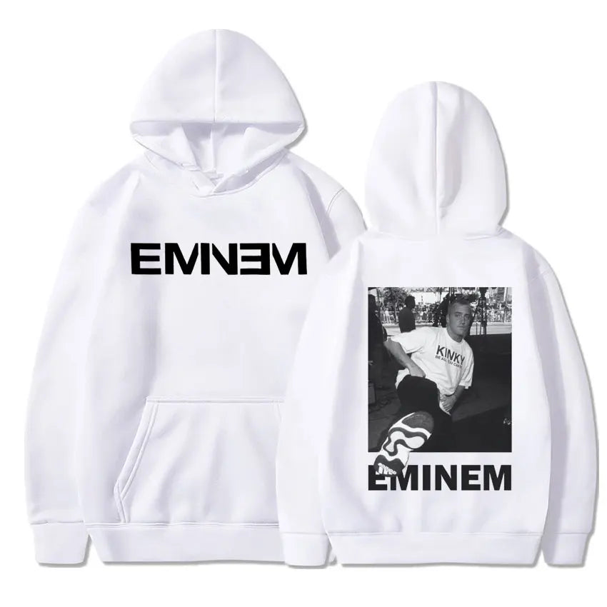Kapuzenpullover mit Eminem-Signatur-Grafik