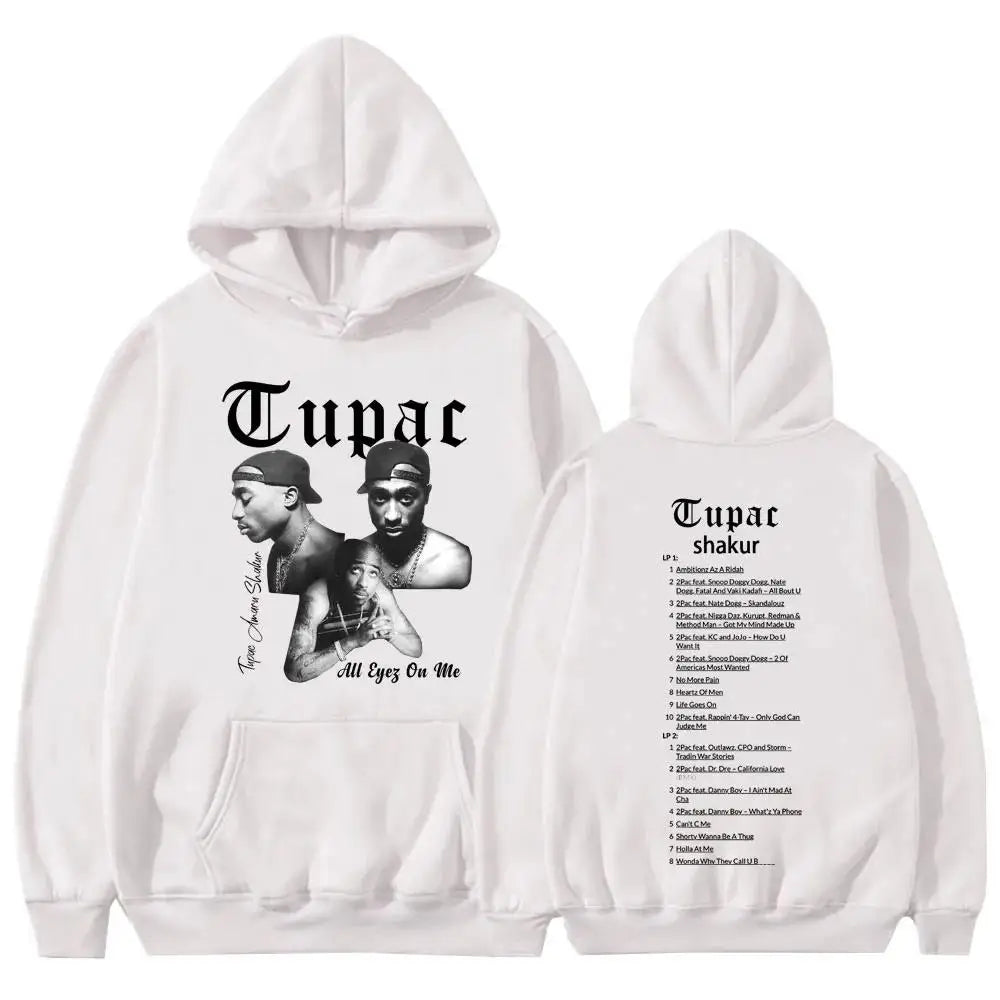 Sweat à capuche graphique Tupac All Eyez On Me