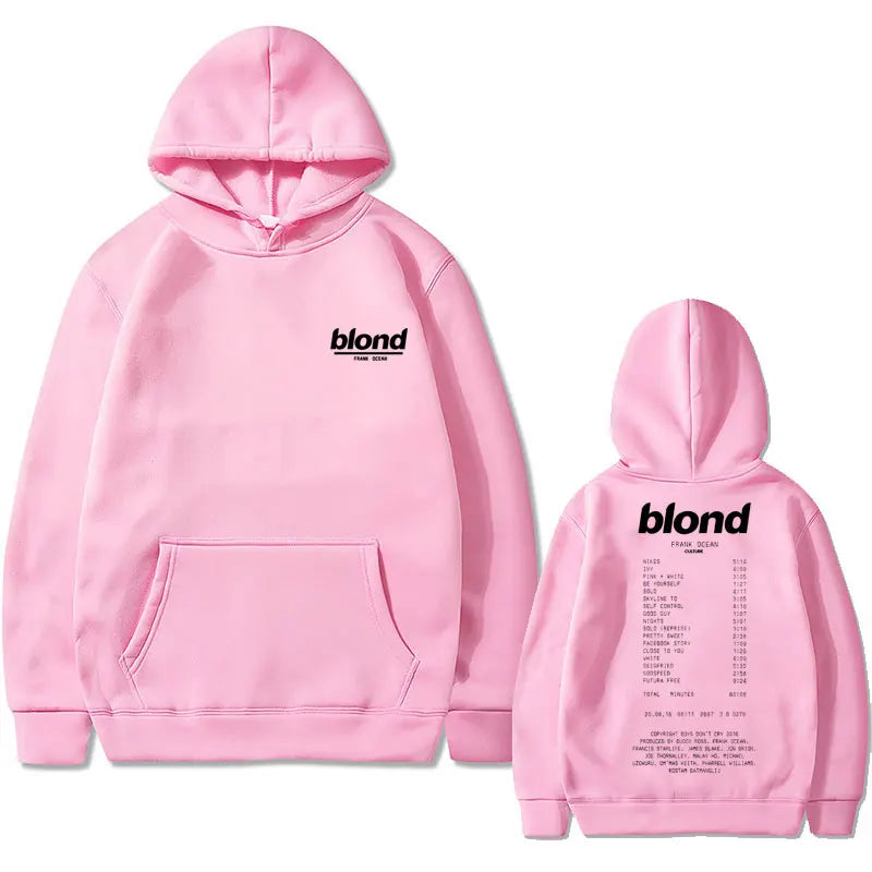 Kapuzenpullover mit Albumcover-Grafik von Frank Ocean „Blond“