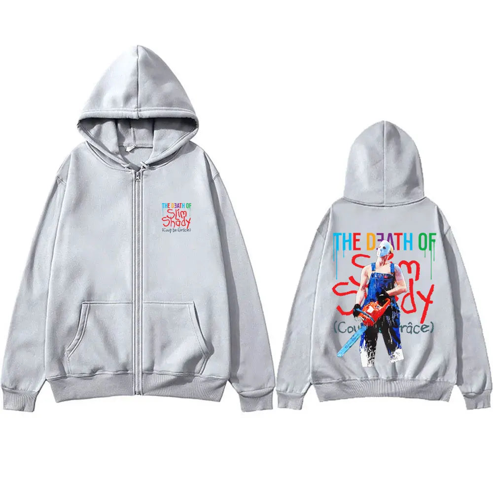 Eminem – The Death of Slim Shady – Kapuzenpullover mit Reißverschluss und Grafik