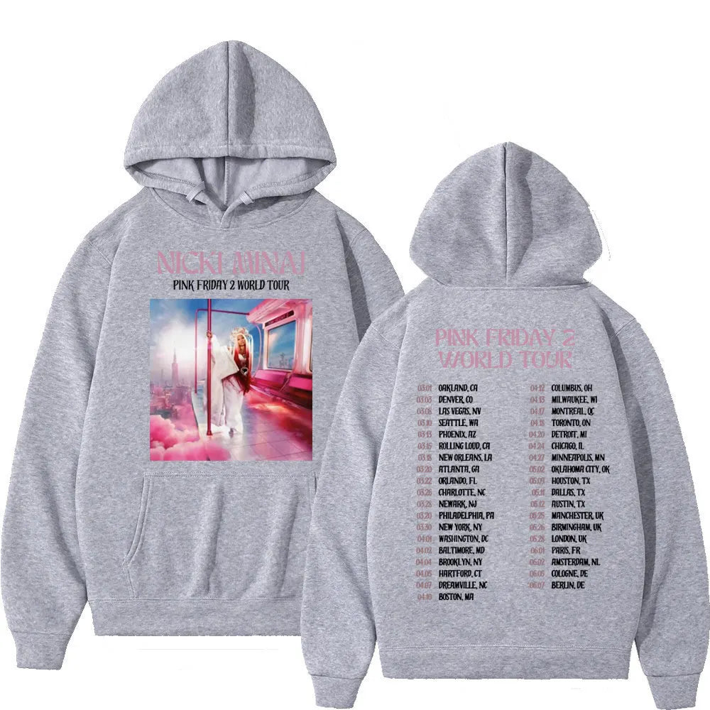 Nicki Minaj Pink Friday 2 World Tour Grafik-Hoodies